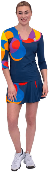 Футболка с рукавом 3/4 женская Bidi Badu Twiggy V-Neck, арт. W1330005