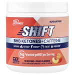 Real Ketones, Shift, смесь кетонов BHB и кофеина в порошке, со вкусом персика, 225 г (7,9 унции)