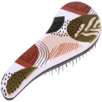 Расческа массажная компактная «ЛАРИНТА», микс 4 дизайна, 18*7,5см (PVC коробка)