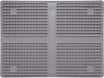 Ящик сплошной 800×600×120 мм, объем 57.6 л., арт.: SPK 8611, серый, код: 24289