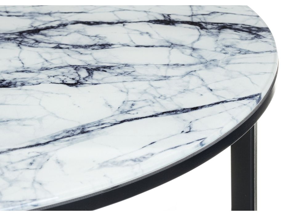 Журнальный столик Волопас 48х60 белый мрамор