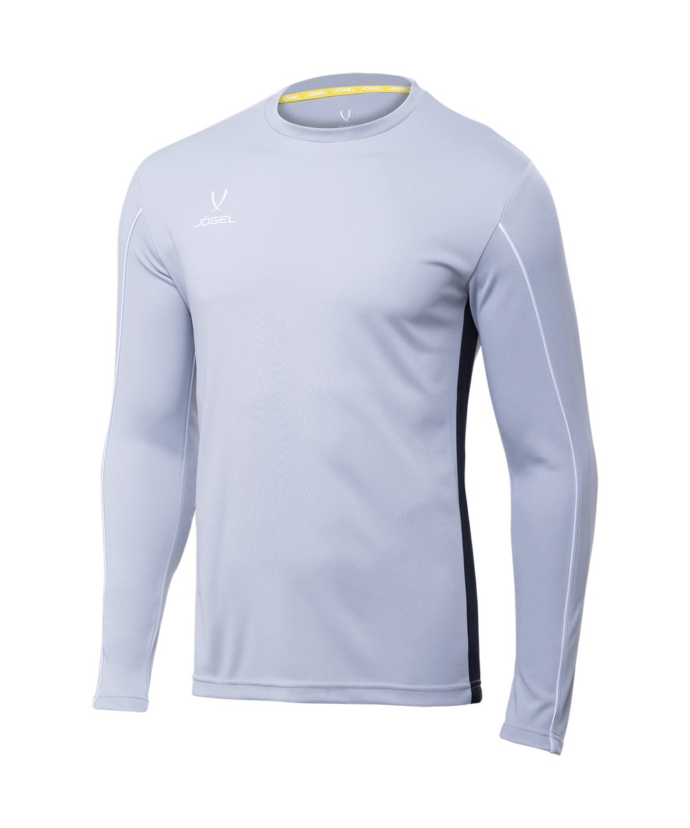 Футболка вратарская CAMP GK Padded LS, серый/черный/белый, детский