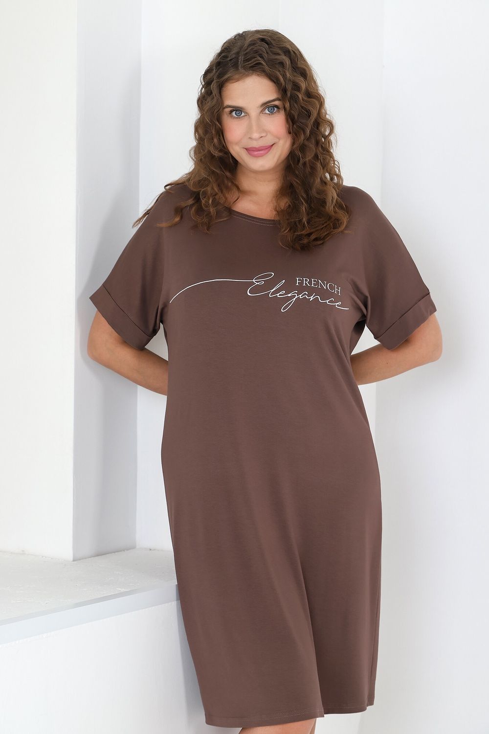 Туника Француженка Виотекс ШОКОЛАДНЫЙ