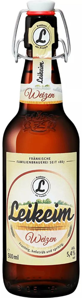 Пиво Лайкайм Вайцен / Leikeim Weizen 0.5 - стекло