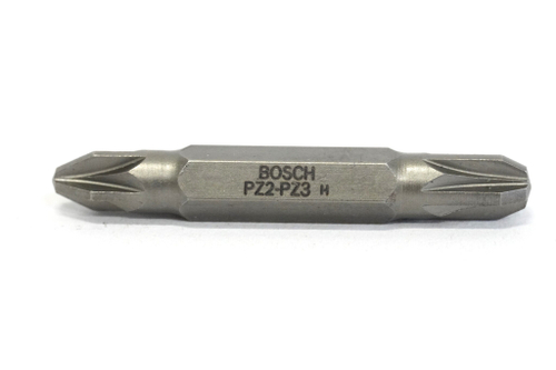 БИТЫ BOSCH SCREWDRIVER BIT PZ2 / PZ3 45MM 1/4 2608521267
