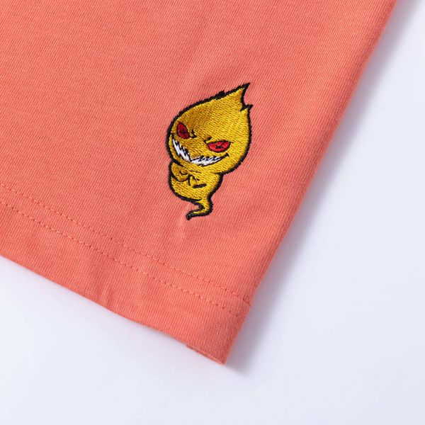 Футболка Ghost кораллово-оранжевая - фото 7