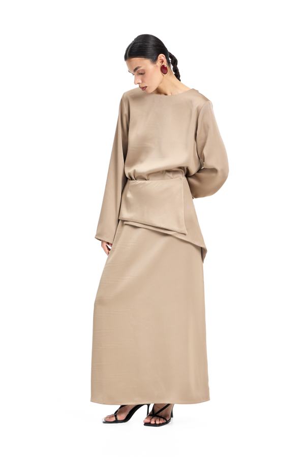 Платье с баской NA RASSVETE