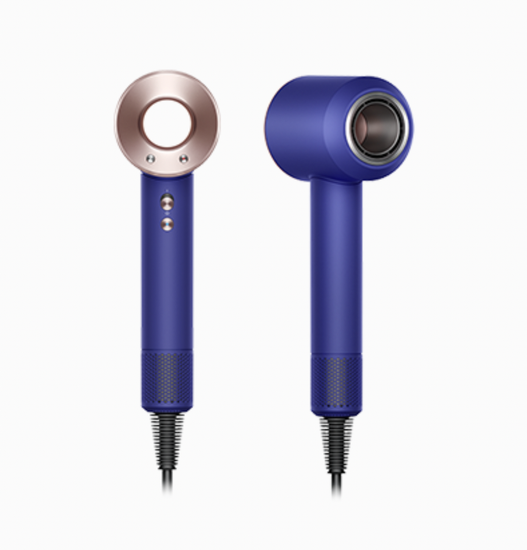 Фен Dyson Supersonic HD07, голубой/розовое золото + с подарочным чехлом EU