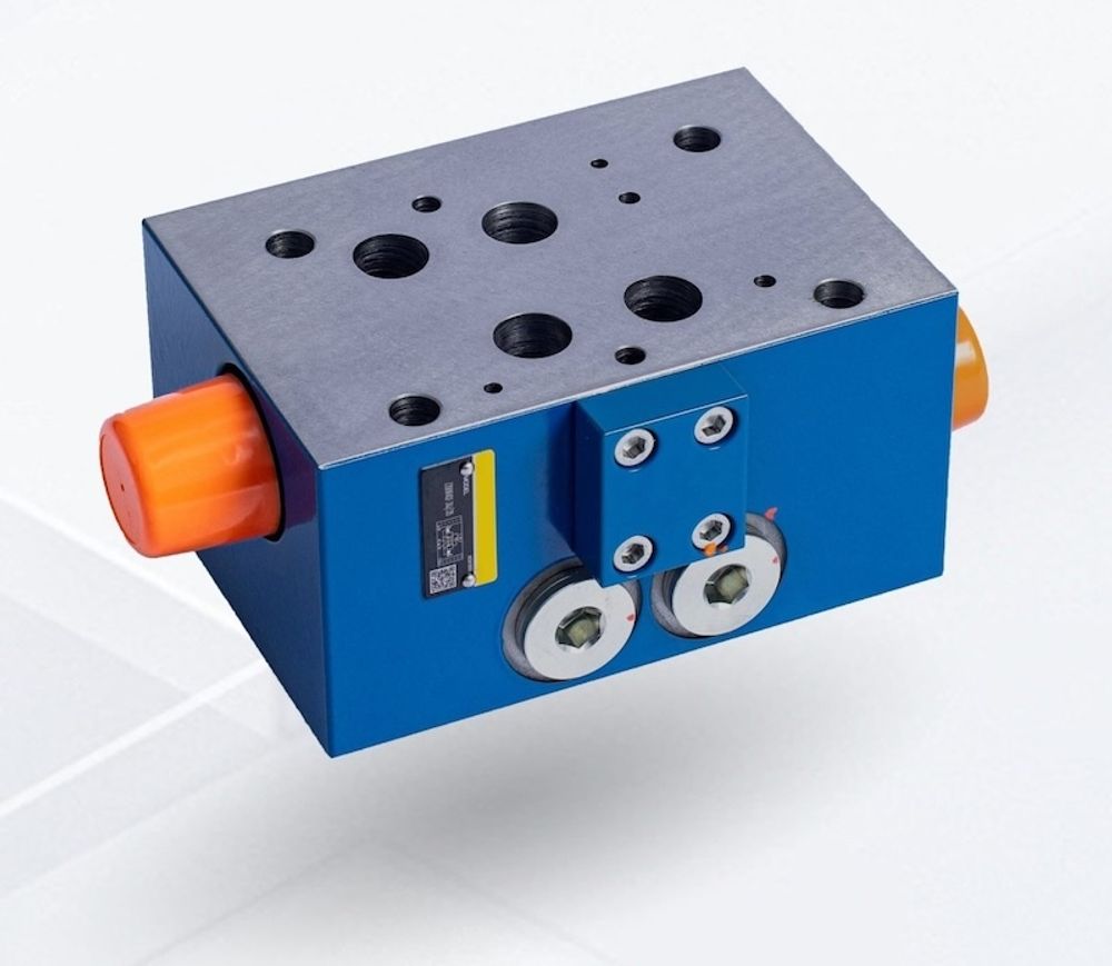 Z2DB16VD2-4X/315 - Предохранительный клапан Ду 16 модульного монтажа с давлением регулировки до 315 бар в каналах A → B и B → A