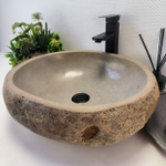 Раковина из речного камня RS-63879 (51*44*15) 0123