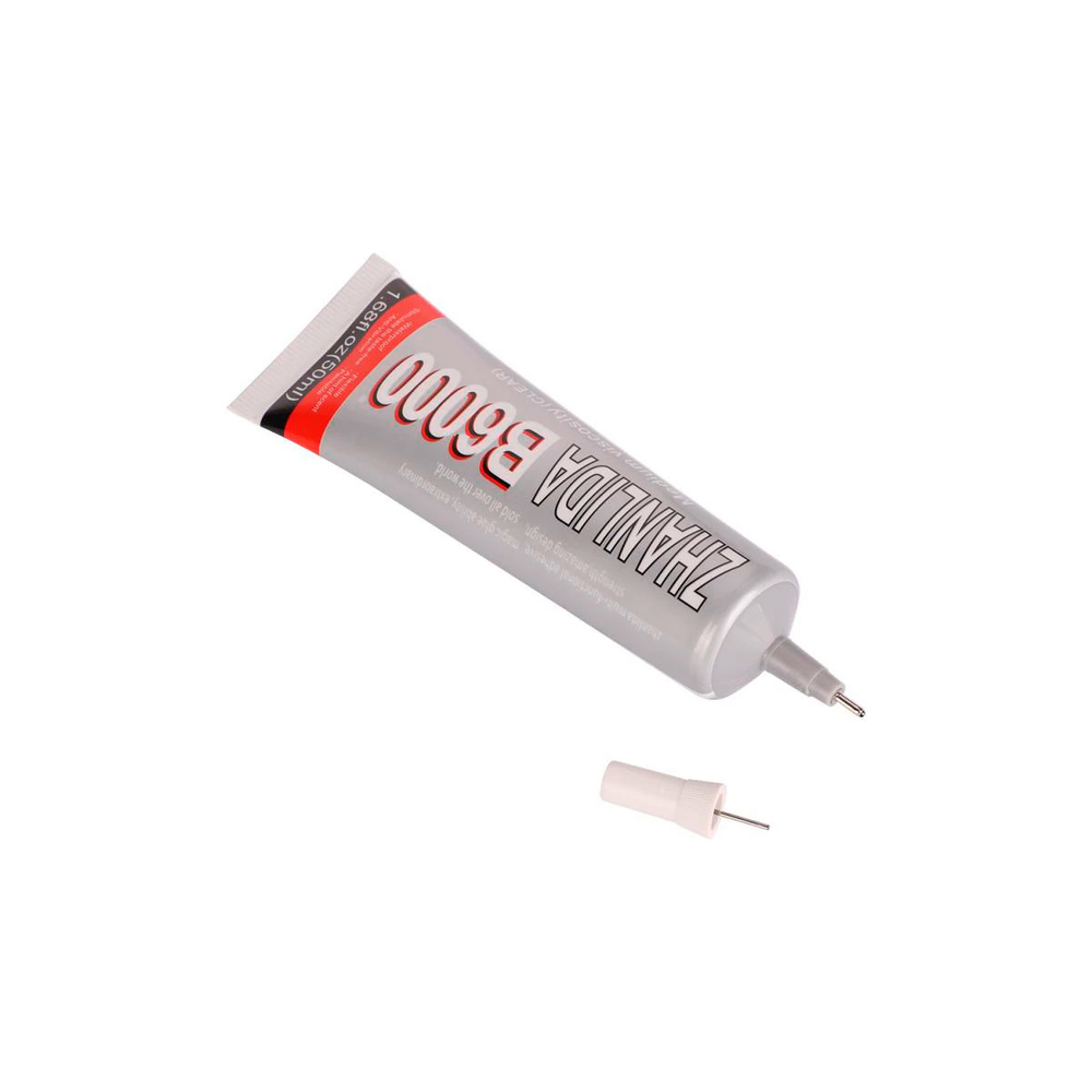 Клей герметик B6000 для текстиля, ПВХ, резины, кожи, обуви 15мл JS0205