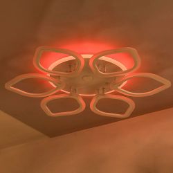 Citilux Ромби Смарт CL236A160E RGB Умная люстра Белая