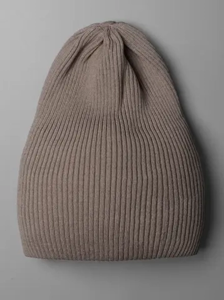 Женская шапка бини на осень