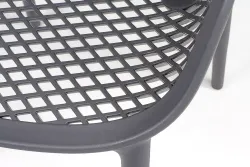 "Беллини" стул пластиковый, цвет темно-серый