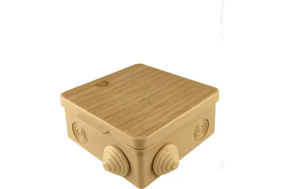 Коробка TDM 80*80*50 о/п IP54 сосна 27394