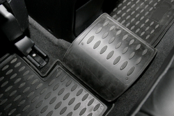 Коврики Standard, в салон для NISSAN X-Trail T31 (II, IIp), 2007-2013, 4 шт. (полиуретан, чёрные) Element.NLC.36.20.210