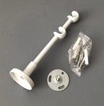 Карниз кованый "Ива Ост" d16/16 мм двухрядный, цвет белый