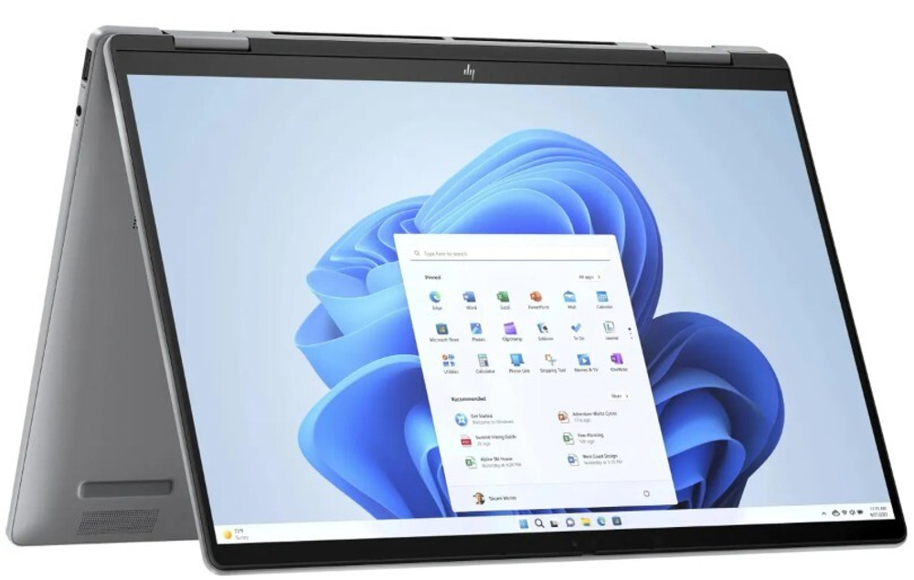 Ноутбук  HP Envy x360 14-fa0004ci 14 ", Ryzen 5, 16 Гб RAM, 512 Гб SSD, Radeon Graphics, Серебристый