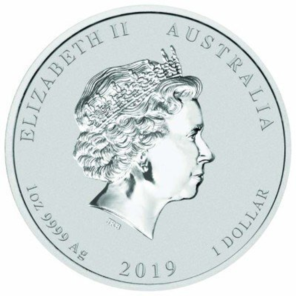 1 доллар. Год свиньи. Австралия. 2019 г.
