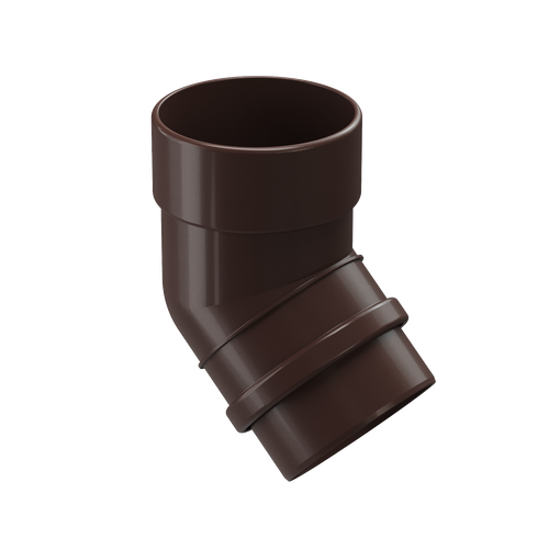 Колено 45° Шоколад LUX