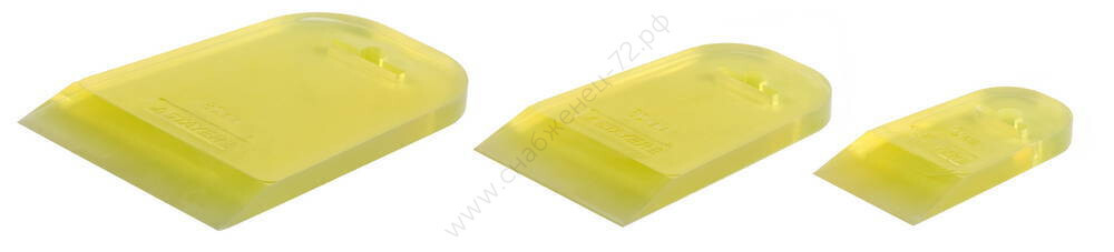 STAYER MaxFlat 40 мм, 60 мм, 80 мм, эластичные, Набор нержавеющих прозрачных шпателей для затирки швов, MASTER (10155-H3)