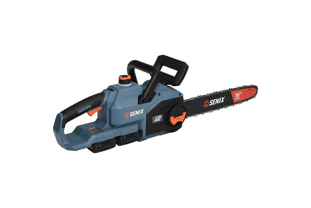 Пила цепная аккумуляторная SENIX CSX2-M2-EU, 2X2 40V, 2акб, зу