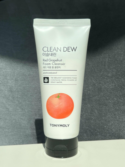 TONY MOLY пенка для умывания Clean Dew с экстрактом грейпфрута, 180 мл, 287 г