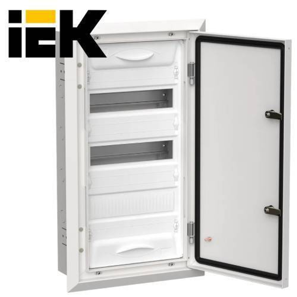 TITAN 5 Корпус металлический ЩРв-36 (1х36) IP31 белый (одна дверь) IEK