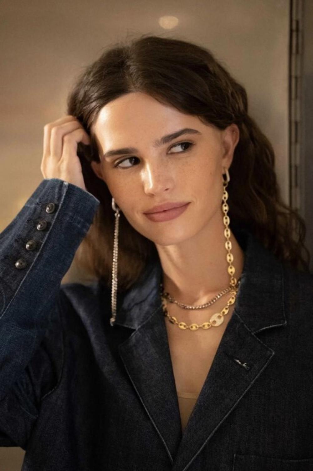 MANIOVICH Coffee Bean Chain Earring