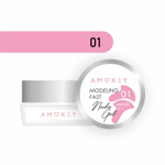 Amokey Моделирующий гель однофазный Fast Nude Gel 01 - 15гр