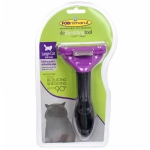Расческа - пуходерка для вычесывания подшерстка «ФУРМИНАТОР», цвет оранжевый и фиолетовый, 6,5*15см (блистер)