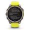 Garmin Fenix 8 47 мм Solar Titanium – сапфир, жёлто-серый ремешок