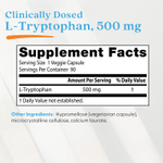 Doctor's Best, L-триптофан с TryptoPure, 500 мг, 90 растительных капсул