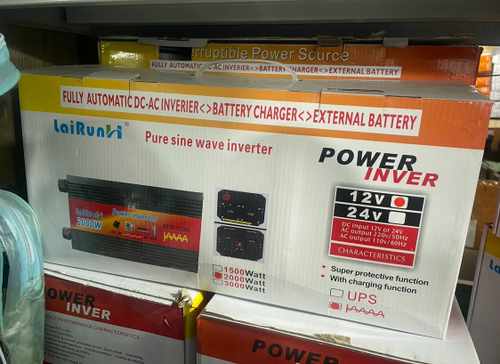 12V - 2 кВт - PSW / Инвертор напряжения LaiRun 24-220V 2000W (24 вольт), чистый синус (1 шт.)