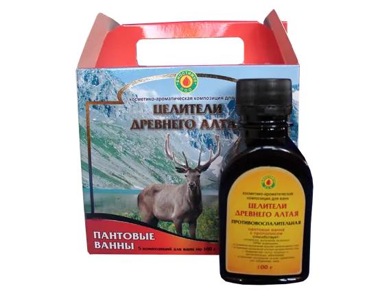 Противовоспалительная пантовая ванна