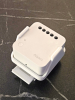 Набор 4 шт. Крепление для одноканального реле Aqara T1 (с нейтралью) на DIN-рейку SSM-U01, 3D печать, белое