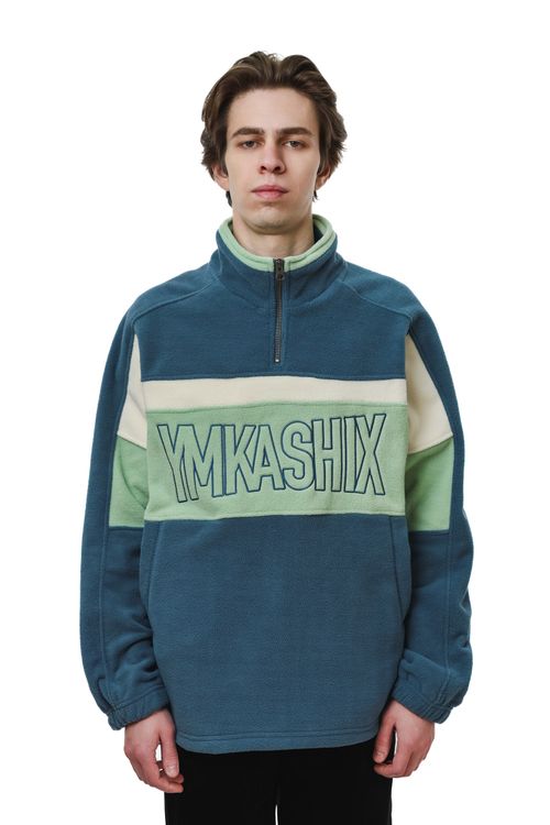 Толстовка Ymkashix Skate fleece изумрудный/ лаймовый