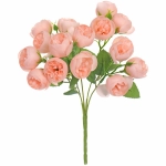 Искусственные цветы «Розочки» 30см 15 цветков персиковые