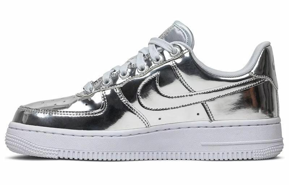 Кроссовки Nike Air Force 1 Low Liquid Metal (Женская размерная сетка)
