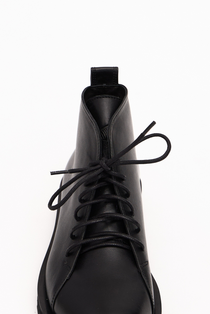 Шнурки круглые черные