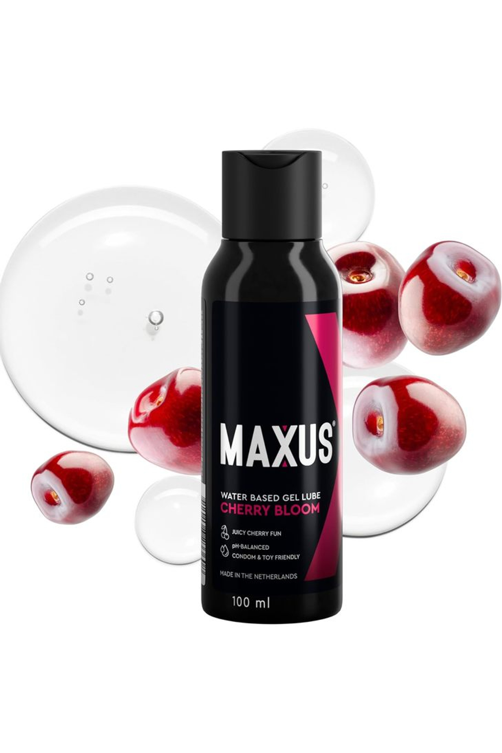 MAXUS Cherry Bloom - Оральный лубрикант на водной основе, 100 мл