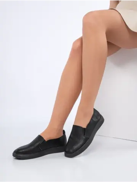 Мокасины летние с перфорацией