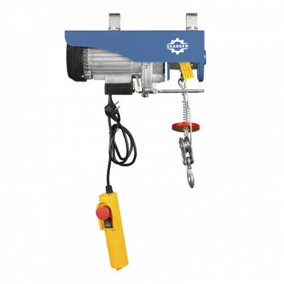 Таль электрическая мини стационарная GEARSEN PA 220В, 250/500кг, 12/6м