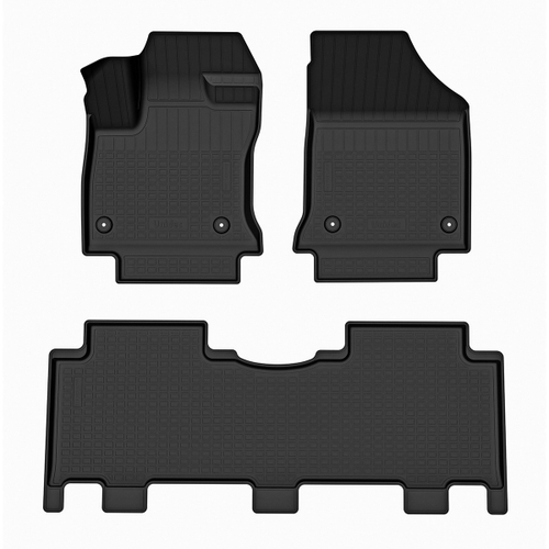 Ковры в салон Norplast для Geely Okavango 2023-, Черный, 1,2 ряд, арт.NPA11-C24-610