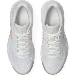 Женские Кроссовки теннисные Asics Gel-Dedicate 9 Clay - white/cantaloupe
