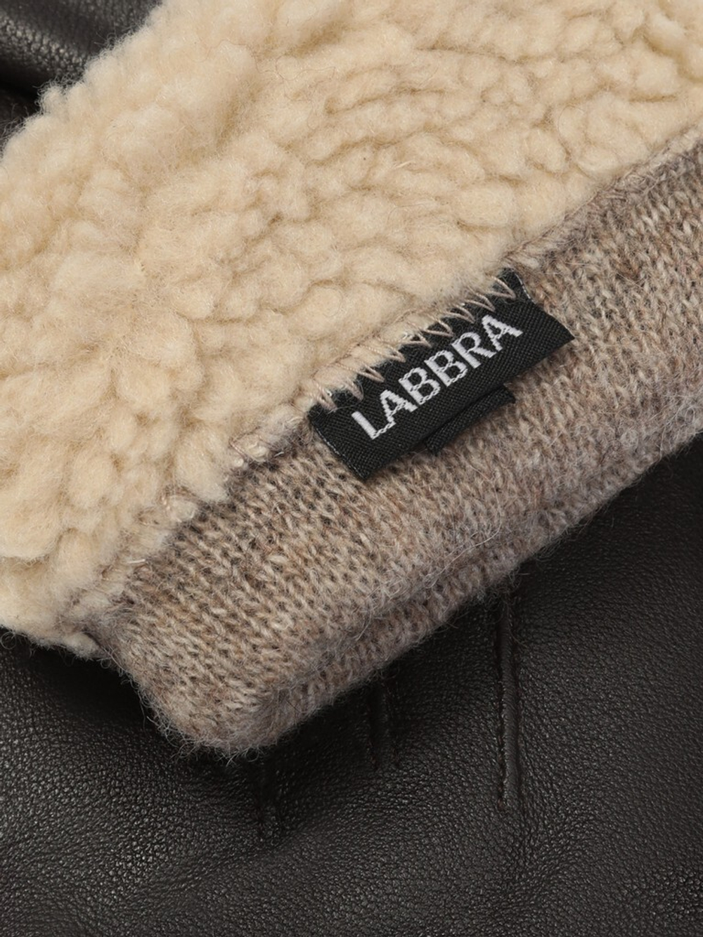 Перчатки п/ш LB-0204, темно-коричневый