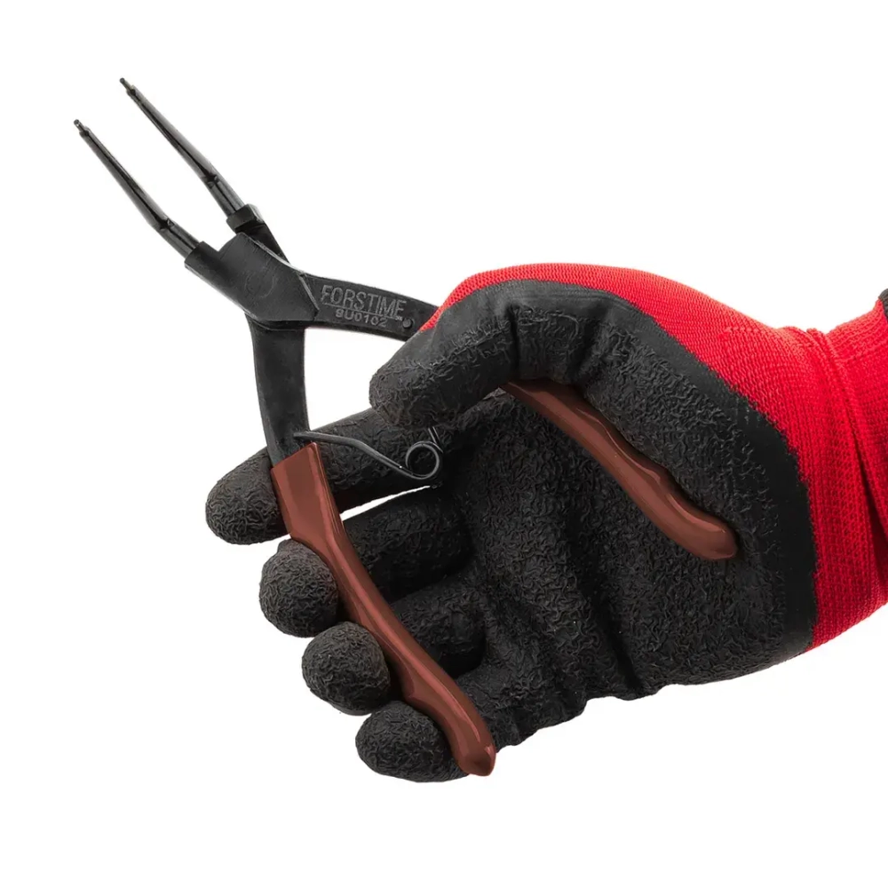 Съемник внутрених стопорных колец изогнутый 90грд. (глубина-56мм, для суппортов), в блистере FORSTIME FT-9U0102