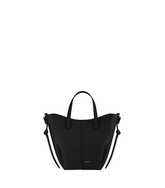 POLENE СУМКА CYME TOTE NANO, ЧЕРНЫЙ