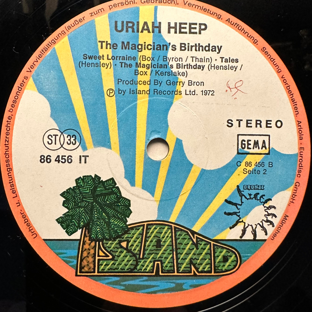 Uriah Heep - The Magician's Birthday (Германия 1972г.)