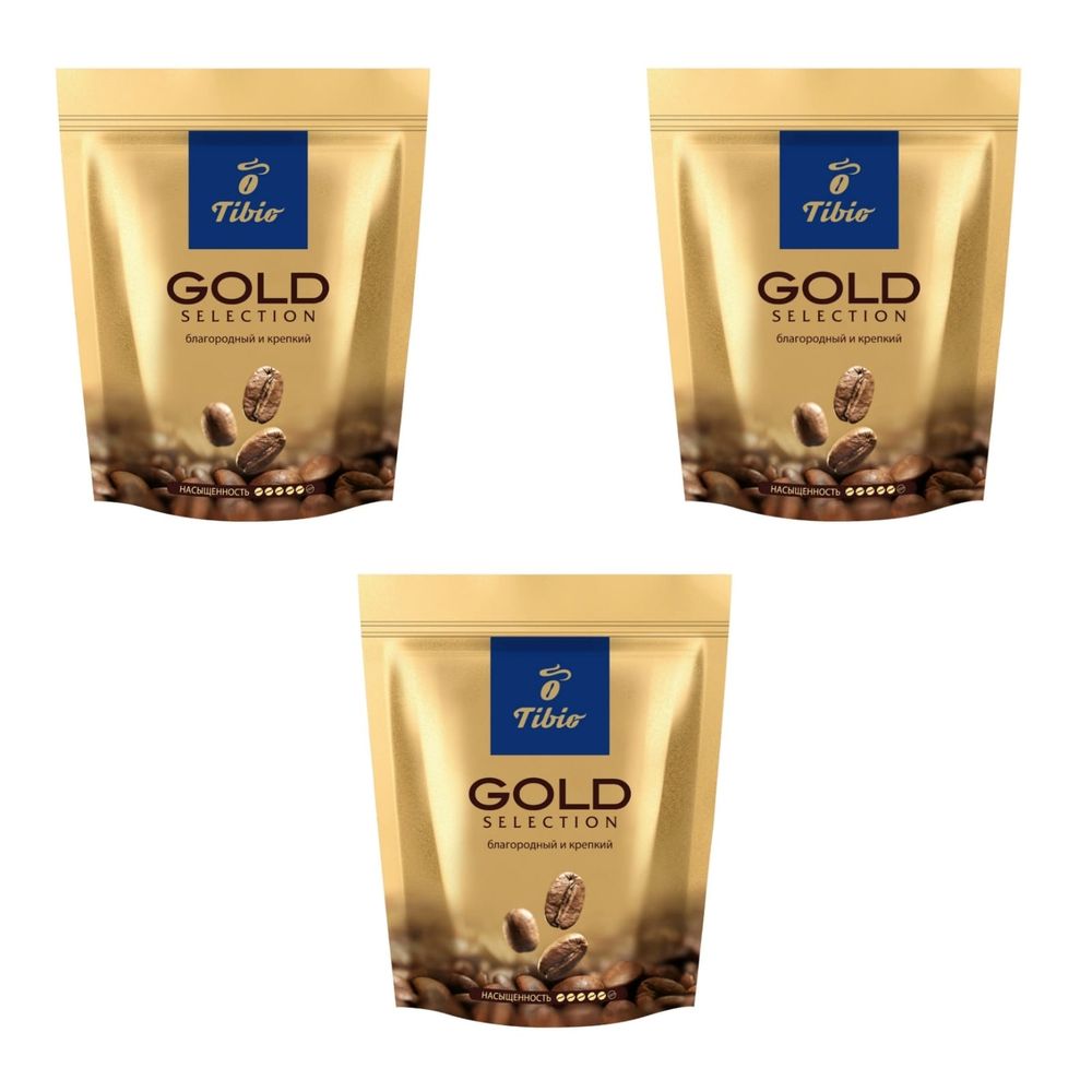 Кофе растворимый Tibio Gold Selection 150 г 3 шт